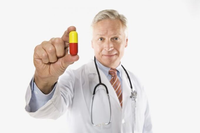 Doktor prostatit için ilaç sunuyor